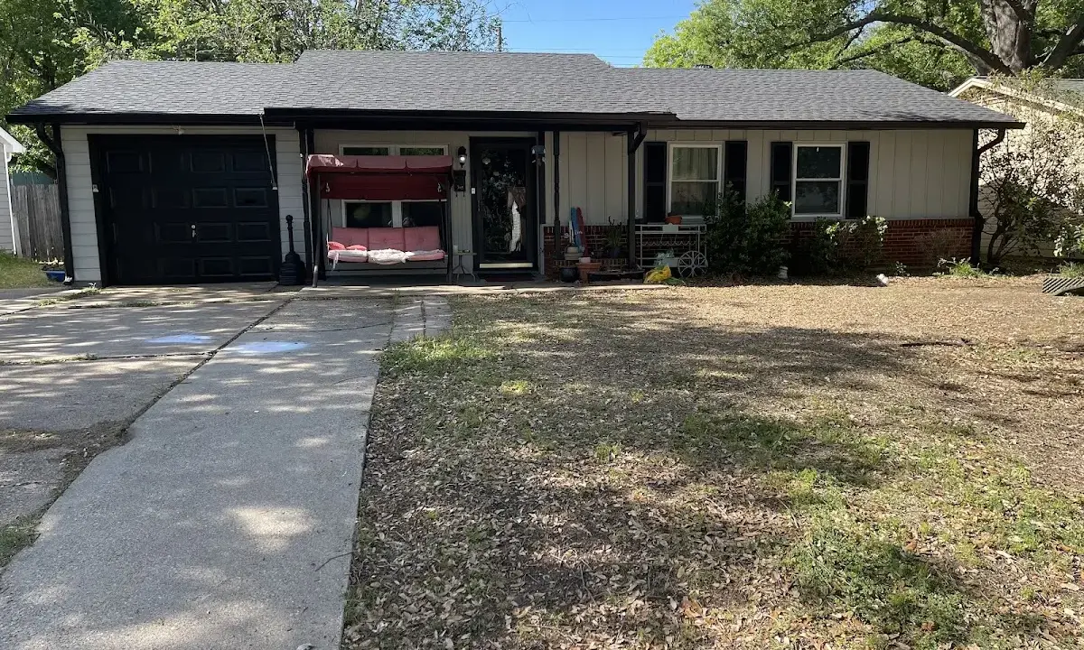 Roof Inspection crew at work on a residential roof in Flowery Branch